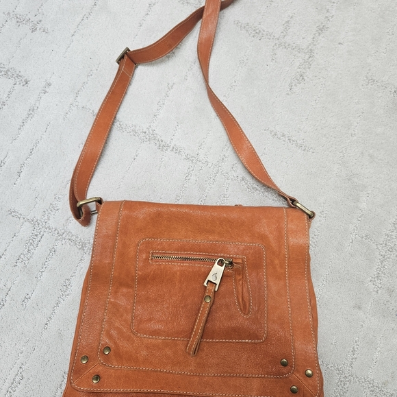 Marco Buggiani Made in Italy Genuine Leather Crossbody Orange bag - Picture 13 of 14
